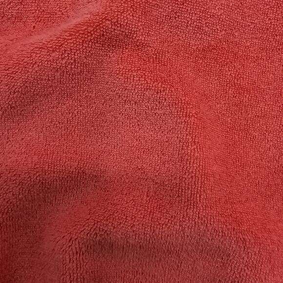 J. Crew Womans size 2X Curved Waist Cheeky Terry Bikini Bottoms in Coral NEW - Picture 2 of 8